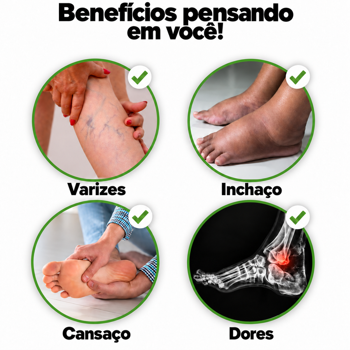Par de Meia Ortopédica Premium (Compre 1 e leve 3)
