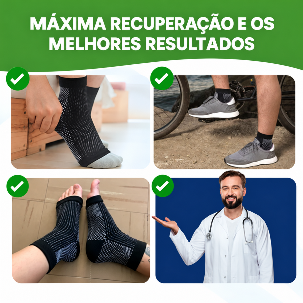Par de Meia Ortopédica Premium (Compre 1 e leve 3)