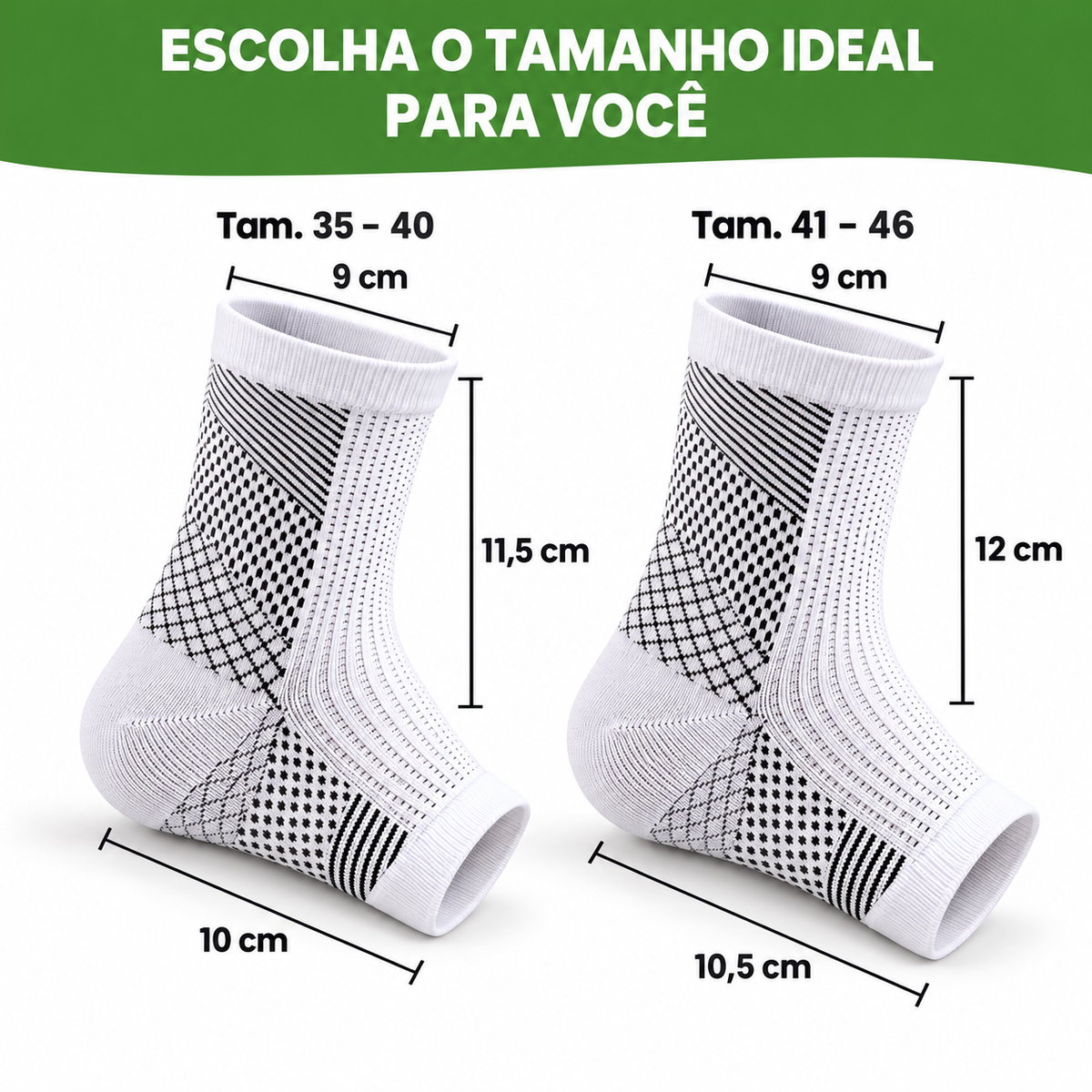 Par de Meia Ortopédica Premium (Compre 1 e leve 3)