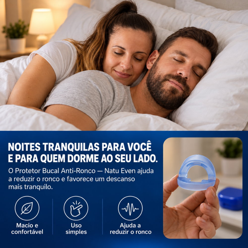 Protetor Bucal Anti-Ronco Natu Even - imagem 3