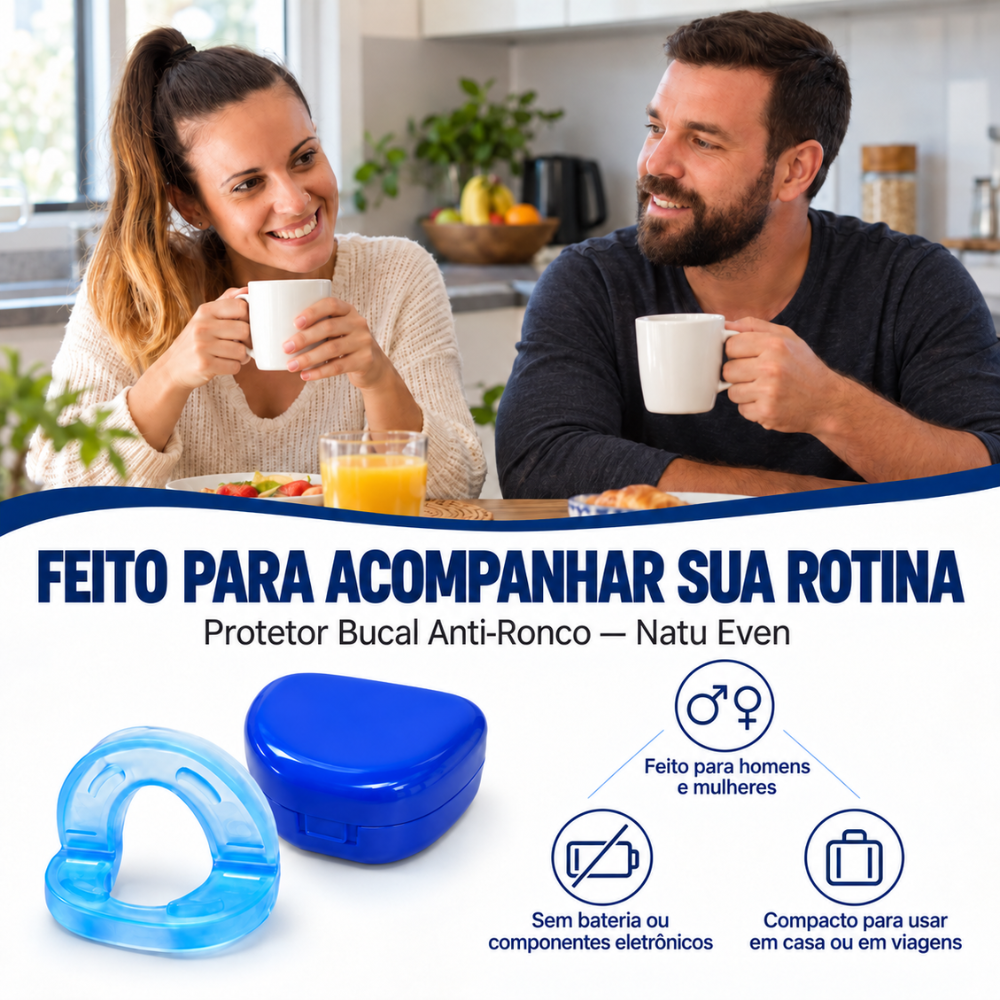 Protetor Bucal Anti-Ronco Natu Even - imagem 4